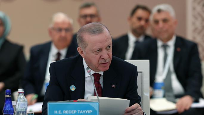 أردوغان يطالب بإنهاء الاستفزازات الإسرائيلية شرطاً لبناء السلام في المنطقة
