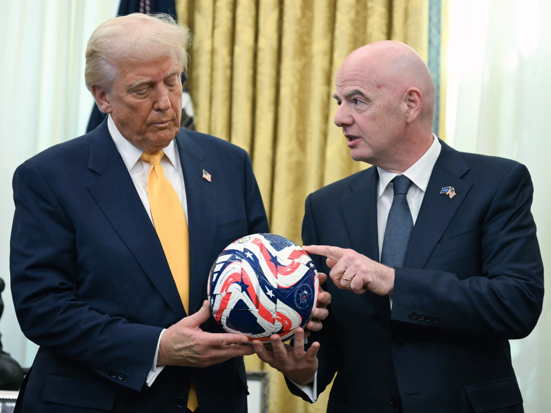 إنفانتينو يدافع عن استراحات الترطيب في مونديال 2026 وترامب يحضر التتويج