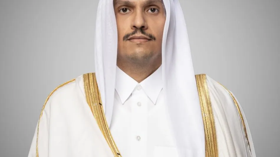 رئيس وزراء قطر يؤكد تجاوب الأطراف مع جهود الوساطة في اجتماعات أثينا