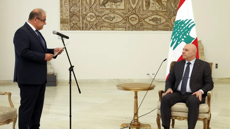 عون يؤكد أن أزمة لبنان أزمة ثقة ويعد بجهود لفتح الأسواق العربية
