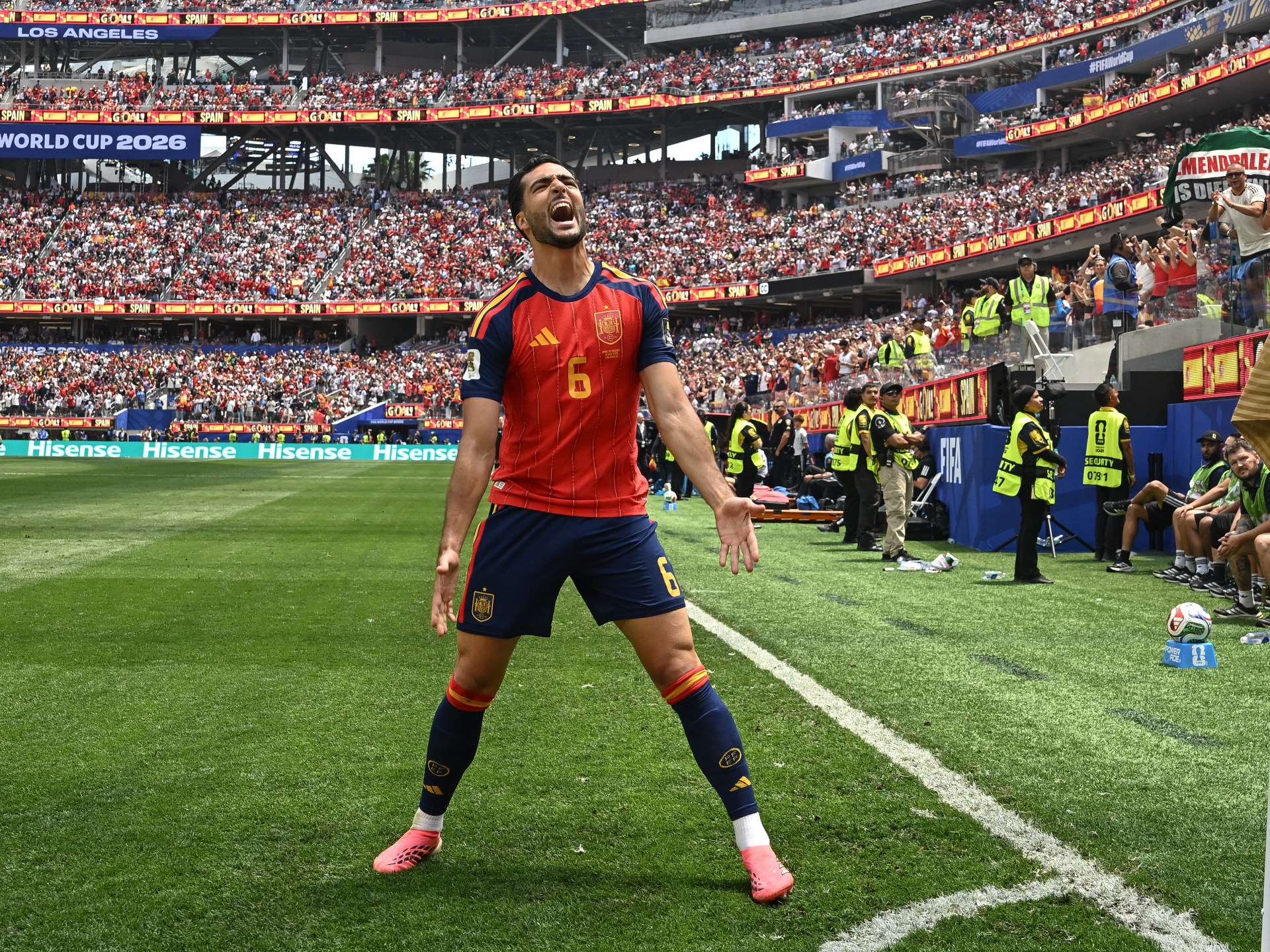 ميرينو يقود إسبانيا إلى نصف نهائي مونديال 2026 بعد إقصاء بلجيكا